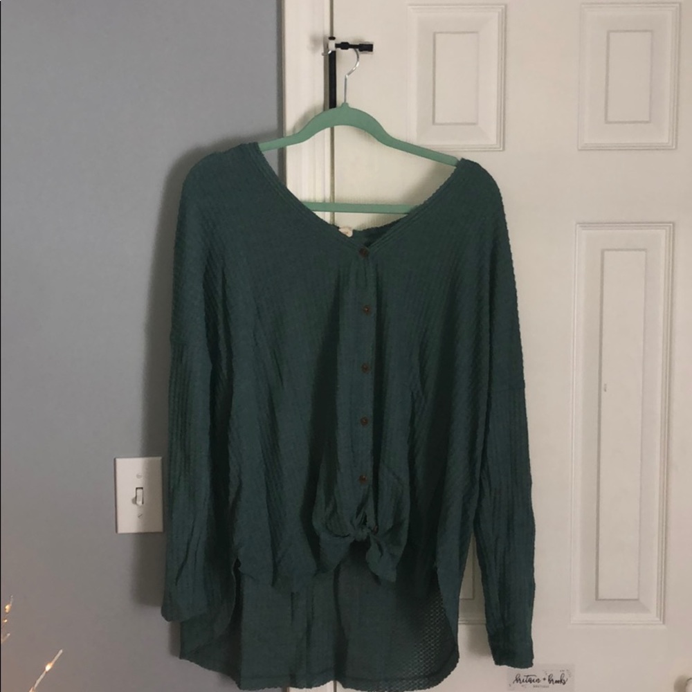 Oversized Button-Down Shirt!